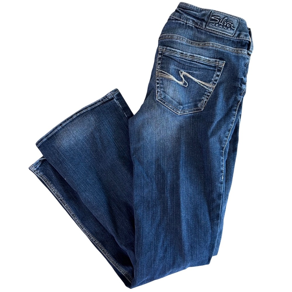 Silver Jeans Co y2k‎ Bootcut Jeans Dark Wash Embellished Pockets